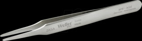 2ASA Precision tweezers with flat rounded tips