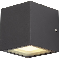 SLV 232535 Sitra Cube Outdoor Wall Light LED GX53 Anthracite 18W