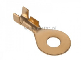 Konektor ( oczko ) mosiądz 4mm; kabel max 2.5mm