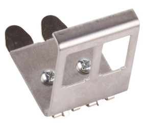 Adapter mocowania typu keystone na szynę DIN (TH-35) 2x moduł keystone ALANTEC