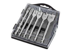 Wiertła do drewna łopatkowe 10 12 16 18 20 25mm zestaw 6 szt. 57H211 TOPEX