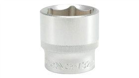 Nasadka Krótka 6-Kątna Chromowana 1/2 32Mm