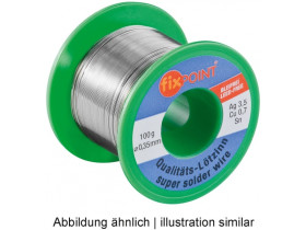 Cyna lutownicza bezołowiowa ø 0,8 mm, rolka 250 g