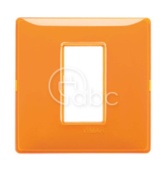 Ramka ozdobna Plana, 1M centralnie, Reflex Orange, 14641.48