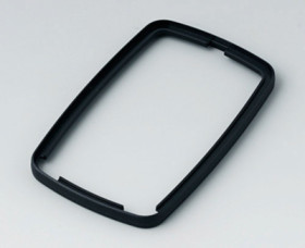 Intermediate ring, PMMA, (W x H) 50.2 x 80.1 mm, black, for enclosure, B9006786