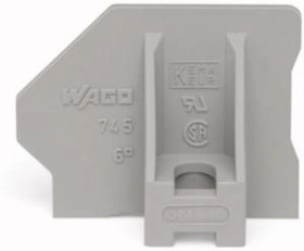 Ścianka końcowa szara 745-345 /50szt./