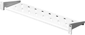 Półka, 1U, seria: DK, typ: Półka, maks. obciążenie: 10kg, Blacha stalowa, Jasnoszary