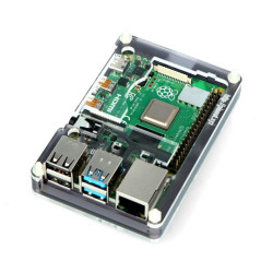 Pibow Coupé 4 – Ninja - Obudowa do Raspberry Pi 4B - Pimoroni PIM463