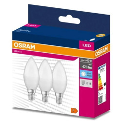 3PAK Żarówka LED E14 B35 4,9W = 40W 470lm 4000K Neutralna 200 OSRAM VALUE