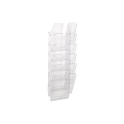 Durable 1700008401 FLEXIPLUS Brochure holder Transparent 6-compartment A4
