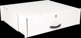 26210105 19-inch keyboard drawer, 3 U, lockable, gray