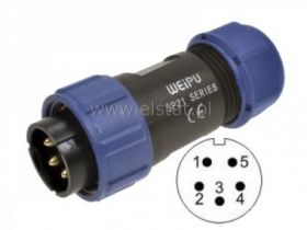 Złącze przem. SP2110/P5II WT kabel ( 5P 30A )
