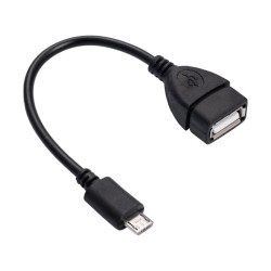 Adapter z kablem Akyga AK-AD-09 micro USB B (m) / USB A (f) OTG 15cm