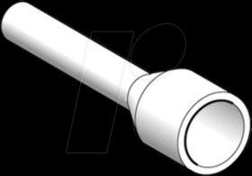 DZ5CEB005D Ferrule Linergy DZ5. Ø 0.5 mm², white, 1 pieces