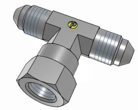 Złączka hydrauliczna, Złacze A: UNF 7/16-20 męskie, Złacze B: UNF 7/16-20 żeńskie