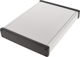 Aluminum enclosure, (L x W x H) 220 x 165 x 31 mm, natural, IP54, 1455R2202