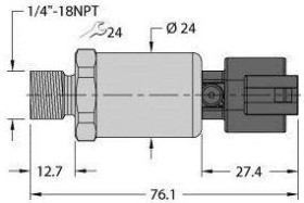 Turck Przetworniki ciśnienia 1 szt. PT600R-2103-I2-DT043P