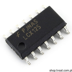 74LCX125MX Quad Buffer 3 State SMD-SO14 FAIRCHILD