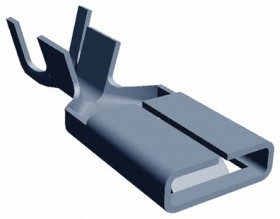 Konektor płaski Żeński 6.35 x 0.8mm długość 20.5mm Izolacja: Nieizolowane Cyna