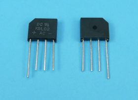 4A/200V PINY PŁASKI KBL02 MOSTEK