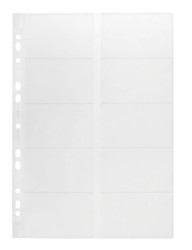 Koperta na dokumenty, rozmiar: Wizytówka, Przezroczysty, PP