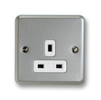 GAC250GB-PT Gniazdo 230V - standard brytyjski - 3 biegunowe 13A, 230V podtynkowe