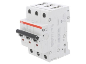 Wyłącznik nadprądowy, 230/400VAC, Prąd znamionowy: 1A, 3-biegunowy 2CDS253001R0014