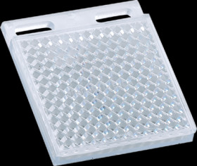 Reflector, 61 x 51.5 x 8 mm for reflected light barriers, E21064