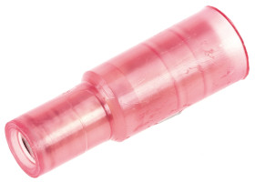 Konektor okrągły izolowany Gniazdo Bez osłony rozmiar 1.6mm² średnica przelotu 7.4mm TE Connectivity Czerwony PIDG