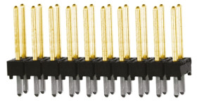 Złącze szpilkowe 20-pinowe TSW raster: 2.54 mm Prosty 2-rzędowe Samtec Otwór przelotowy 550 V Bez osłony