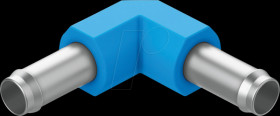 19539 Connector, L-shaped, diameter 3 mm &lt;&gt; diameter 3 mm