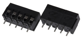 Klucz polaryzacyjny 5 -pinowe raster 5mm Przewlekany Męski RS PRO