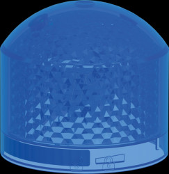 XVB7L26 Indicator, modular, 70 mm, blue, 24 V ACDC, continuous light