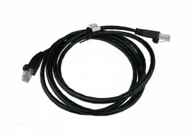 Patchcord UTP czarny 1.8m
