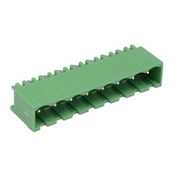 8-Way 5.00mm Vertical PCB Header Closed Ends 15A 300V