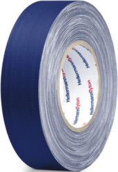 Fabric tape, 19 x 0.31 mm, cotton, blue, 50 m, 712-00500