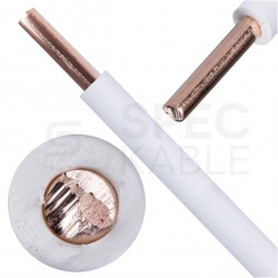 Kabel instalacyjny DY / H07V-U 1,5mm2 jednożyłowy biały 450/750V drut Elektrokabel