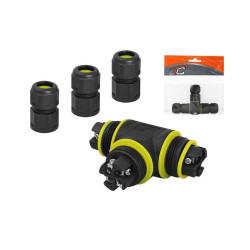 Złącze 5-styk. hermetyczne mufa IP68 13A 400V PG-T2-4P