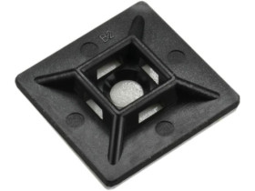 Podstawka samoprzylepna czarna, wymiar 30x30mm (100szt)