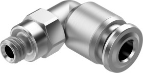 Szybkozłączka wtykowa M5 męskie Dla rurek o średnicy zewnętrznej 4 mm Festo Złączka kolankowa M5 męskie