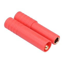 AM-1009L 4mm Gold Bullet Connector Red Housing 32A AMASS