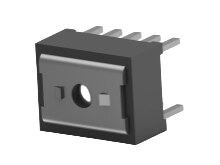 Zacisk zgniatany, AMP, Cyna, Czarny