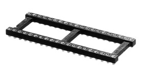 Podstawka DIL 2.54mm Pitch 7.62mm Row Spacing 14-pinowe, Montaż powierzchniowy, 3A Aries Electronics