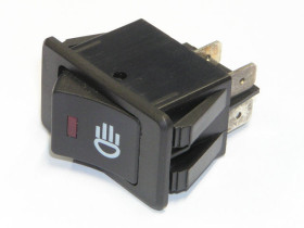 Przełącznik kołyskowy ASW-17D 12V podświetlany ON-OFF