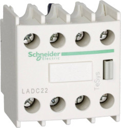 Schneider Electric LADC22 LADC22 Blok styków pomocniczych niebieski 1 szt.