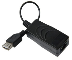 Przedłużacz USB wykorzystujący skrętkę BCS-UTP-USB (SET)