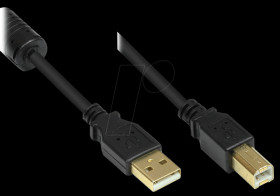 GC-M0083 USB 2.0 male A > male B, 5m