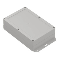 ZP210.140.60SUJp-IP67 TM PC - Obudowa hermetyczna ZP210.140.60 jasny dół z uszami - bezbarwna góra z uszczelką zalewaną i tulejk