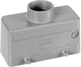 Obudowa typu Hood Harting HanR 16B-gg-M25, 19 30 016 1421, do rozmiaru 16 B.