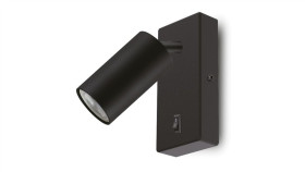 Kinkiet / Lampa Ścienna Maclean, Punktowa, Okrągła, Gu10, Z Włącznikiem,...